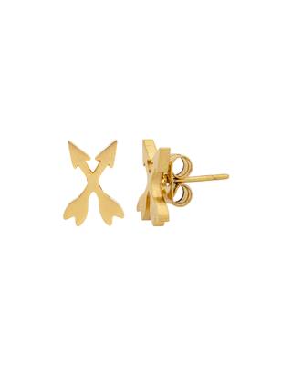 Royal Gold Plated Arrows Earrings 3