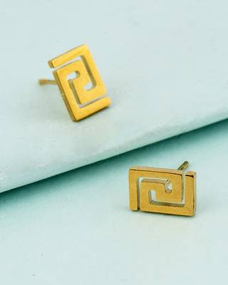 Royal Geometrical Men's Earrings 1
