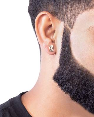 Royal Geometrical Men's Earrings 4