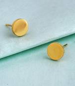 Royal Men's Round Stud Earrings