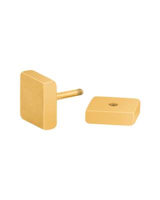 Smart Gold Square Stud Out Earring 4
