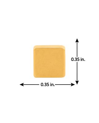 Smart Gold Square Stud Out Earring 5