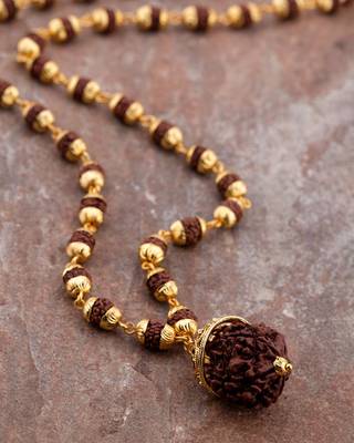 Rudraksha Classic Beaded Necklace 1