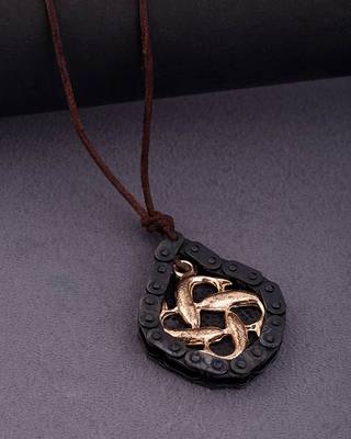 Motorcycle Diaries Dual Tone Necklace 1