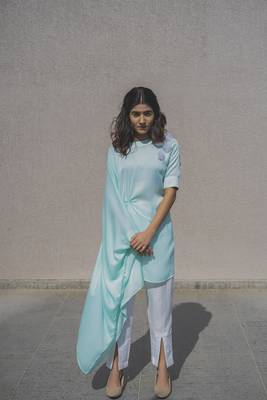 Light Blue Kurti Set 2