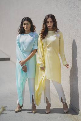 Light Blue Kurti Set 3