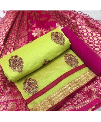 lemon green colour dress