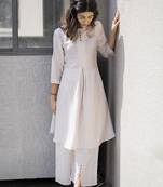 Light Beige Kurti Set