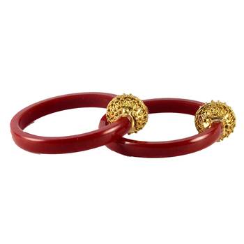 Unique Bangles Color-Red 1