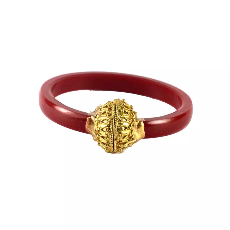 Antiqe Bangles Color-Red