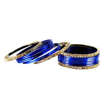 Wonderful Bangles Color-Light Blue 1