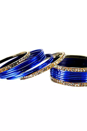 Wonderful Bangles Color-Light Blue