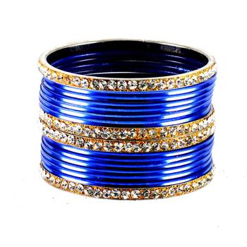 Wonderful Bangles Color-Light Blue 2