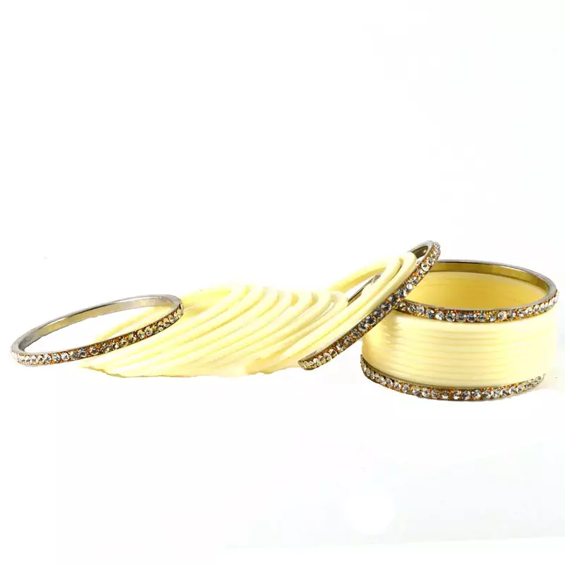Impressive Bangles Color-White