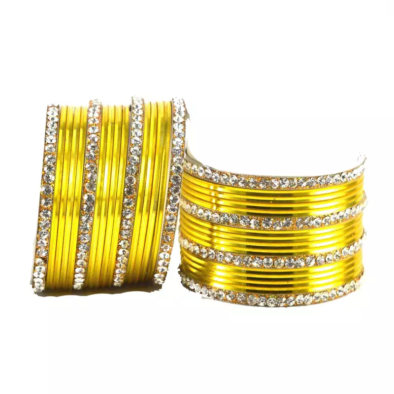 Antiqe Bangles Color-Yellow