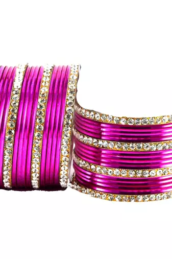 Beautiful  Bangles Color-Rani