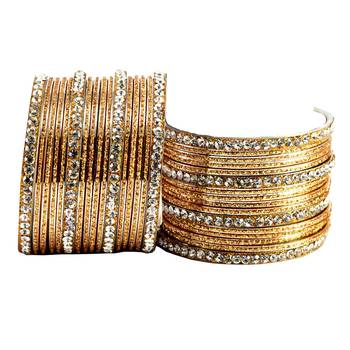Designer Bangles Color-Golden 1