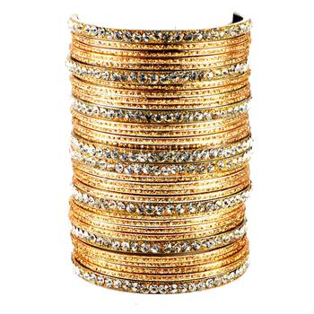Designer Bangles Color-Golden 2