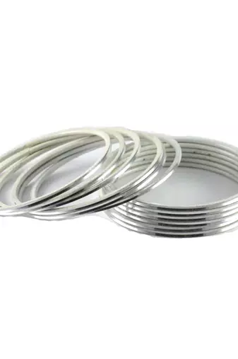 Unique Bangles Color-Silver