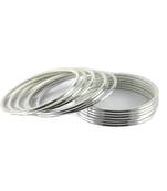 Unique Bangles Color-Silver