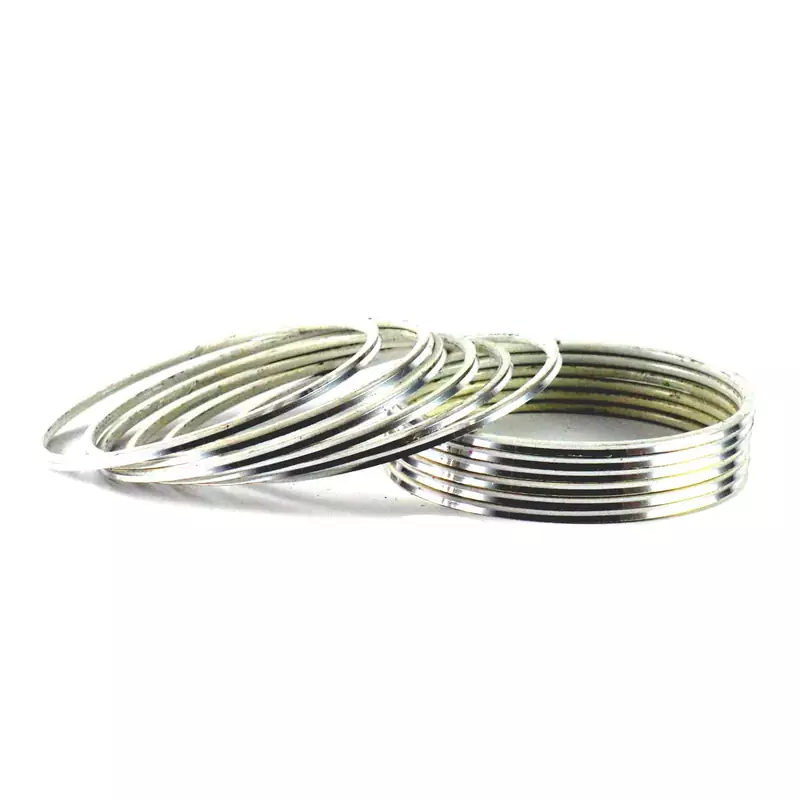 Attractive Bangles Color-Silver