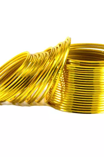 Designer Bangles Color-Yellow