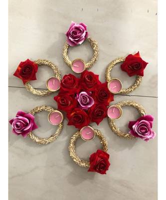 multi color Beautiful Candle holder 1