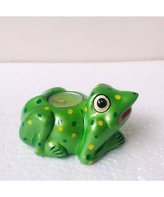 green Beautiful Candle holder 1