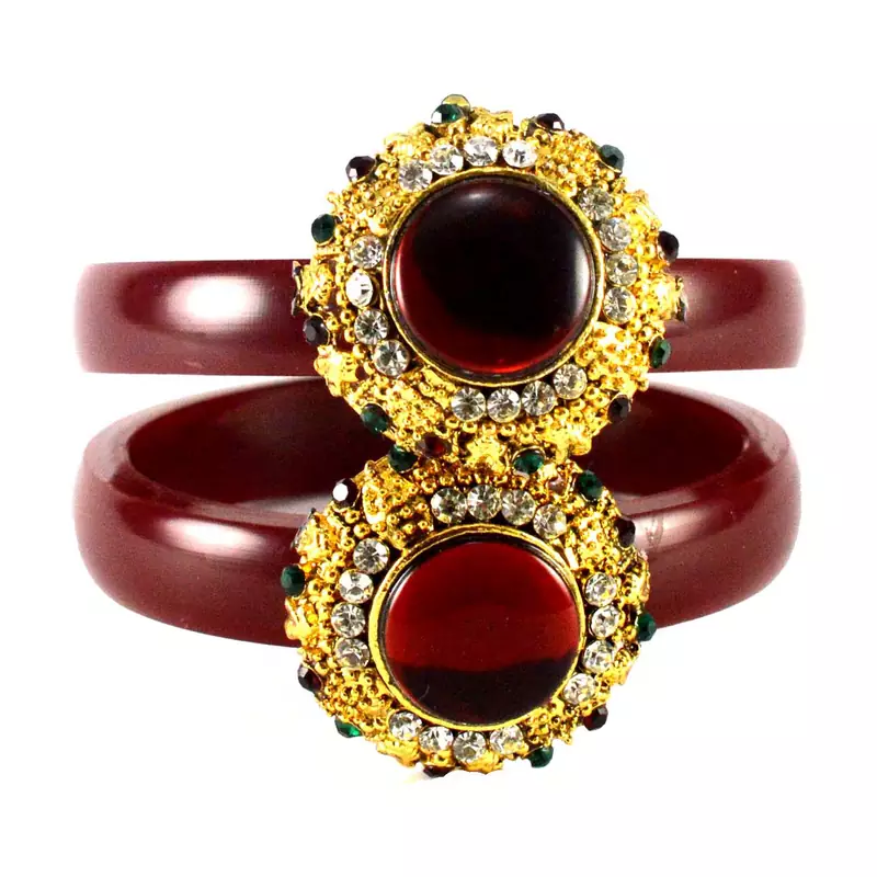 Striking Bangles Color-Maroon