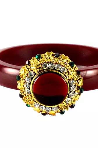 Fashionable Bangles Color-Maroon