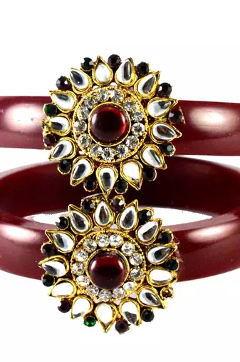 Royal Bangles Color-Maroon