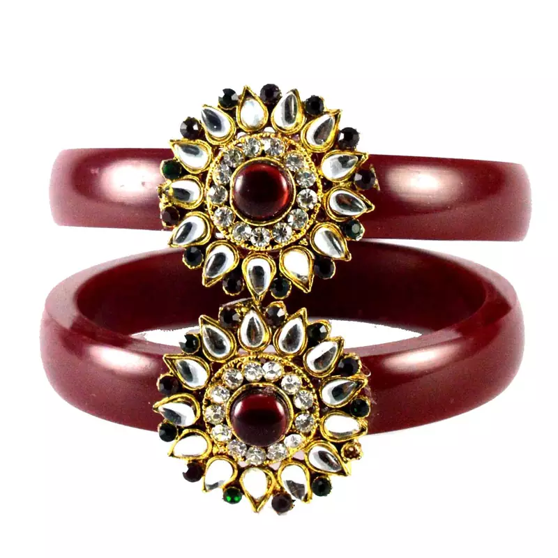 Royal Bangles Color-Maroon
