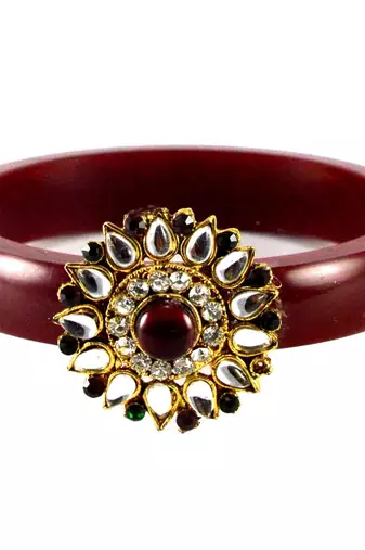Radiant Bangles Color-Maroon