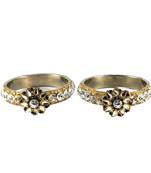 Antiqe Bangles Color-White