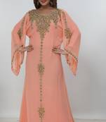 Dubai Kaftan Women Dress Long Gown Farasha Morocco Wear