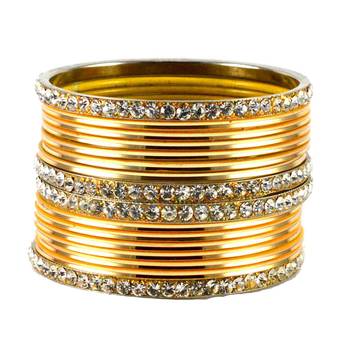 Antiqe Bangles Color-Golden 2