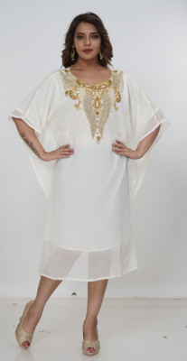 Dubai Kaftan Women Dress Long Gown Farasha Morocco Wear 1