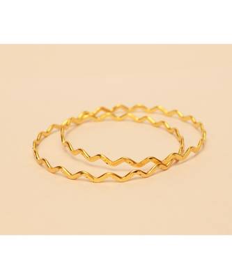 Designer Gold Plated Bangles Set Of 4 2