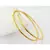 Plain Gold Plated Bangles Set Of 2
