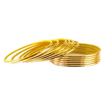 Sizzling Bangles Color-Golden 1