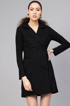 black Blazer Dress