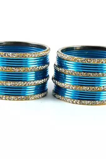 Traditional Bangles Color-Firozi