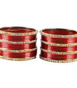 Sizzling Bangles Color-Red