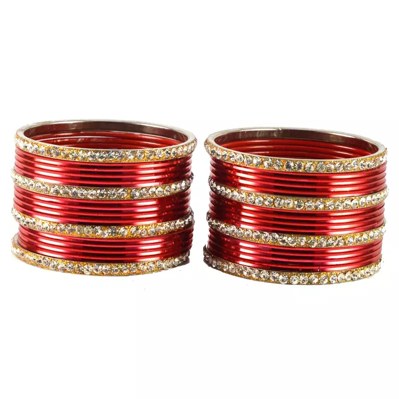 Sizzling Bangles Color-Red