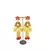 Ruby Stone Gold Plated Earrings