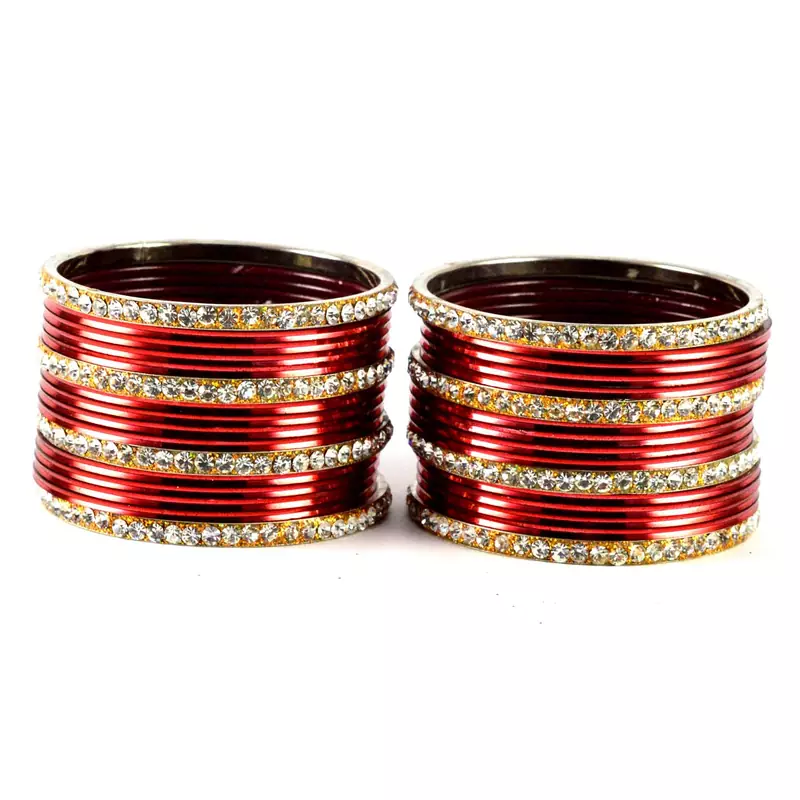 Striking Bangles Color-Maroon