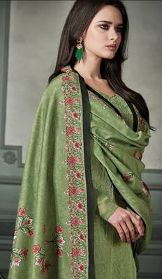 Light-green chikankari georgette salwar 2