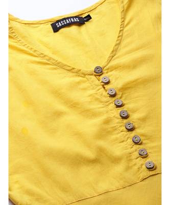 Yellow & blue Ombre Flared Maxi 5