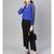 Black Inlay Pocket Palazzo Pants