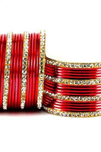 Marvellous Bangles Color-Red